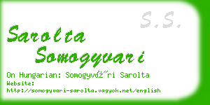 sarolta somogyvari business card